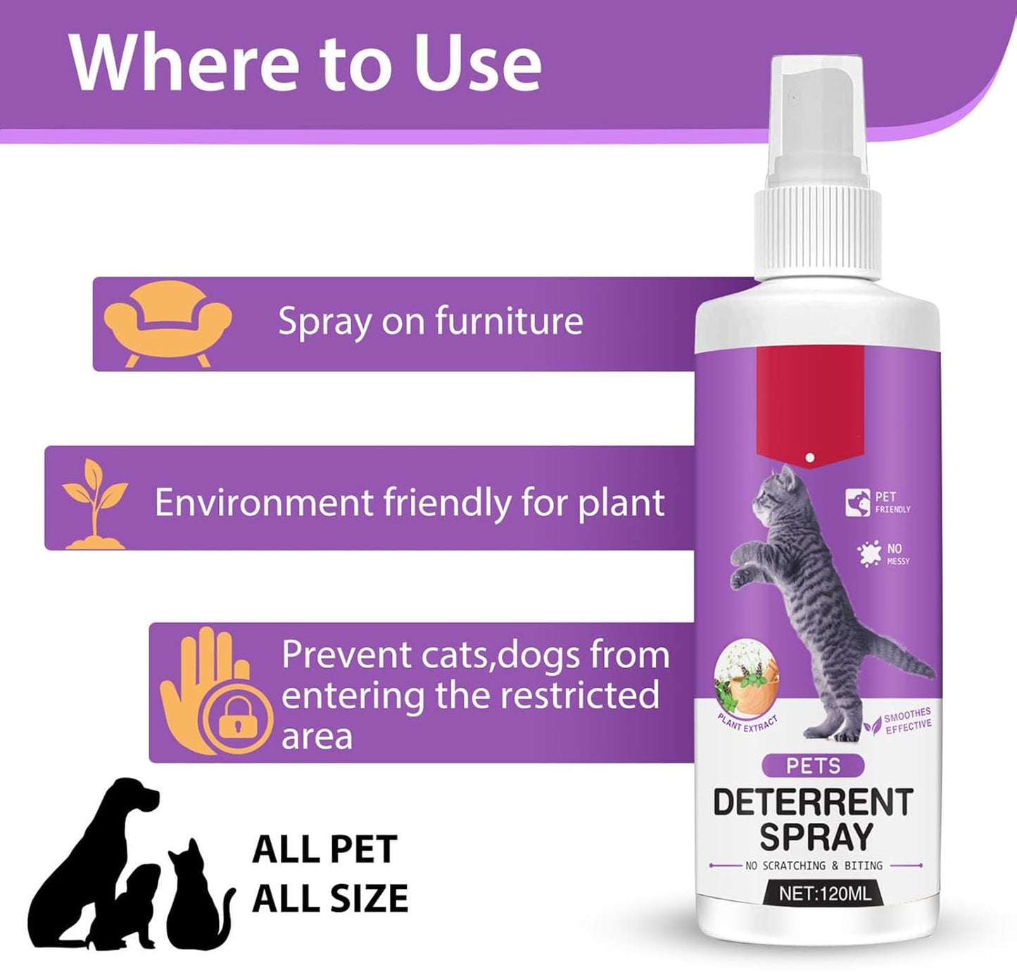 Cat Repellent Spray - Pet Haus